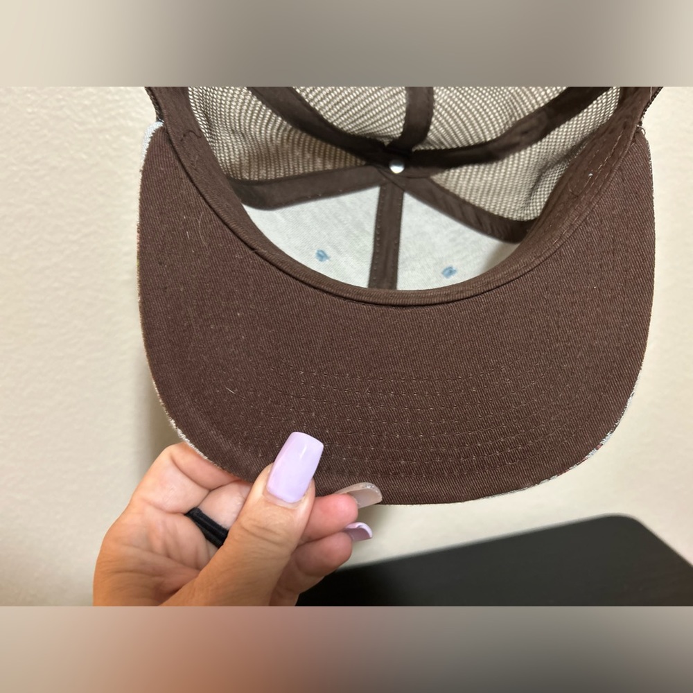 Dorfman Pacific Co. Hawaii Hat brown& light blue/green flat bill snap back - Picture 7 of 9